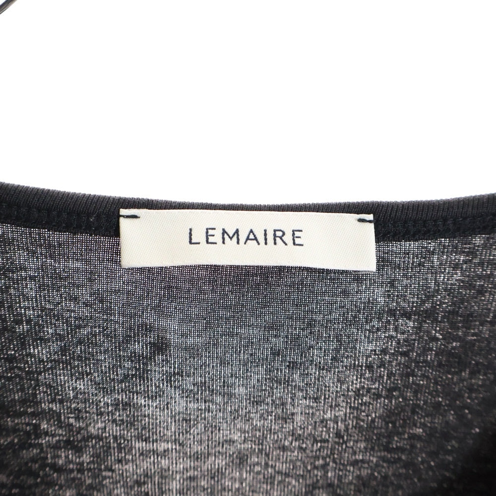 LEMAIRE(ルメール) Rib U Neck TーShirt TO1109 LJ1016 リブUネック 半袖Tシャツ カットソー