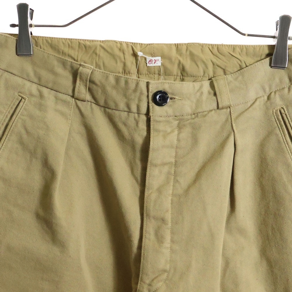OUTIL(ウティ) PANTALON MACAU コットンチノ ミリタリーパンツ ベージュ