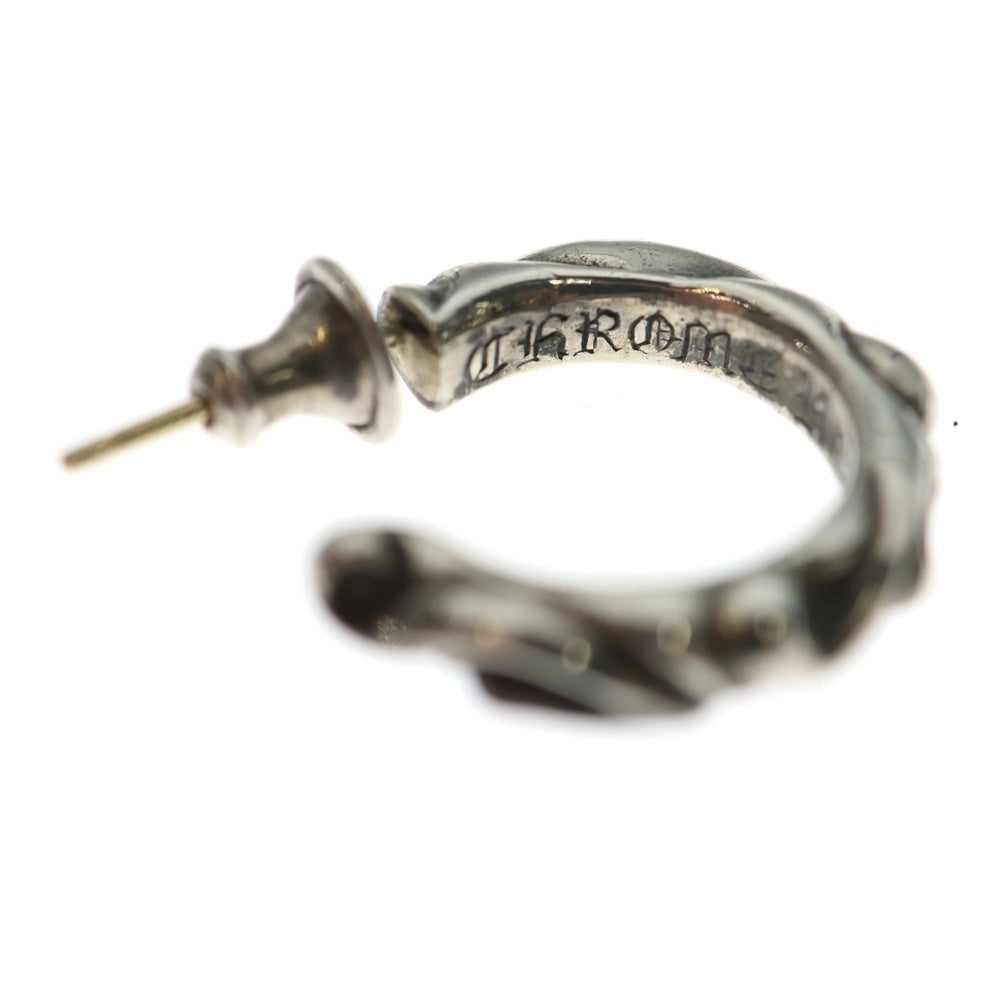 CHROME HEARTS(クロムハーツ) HOOP SCROOL スクロール フープピアス シルバー BCA102