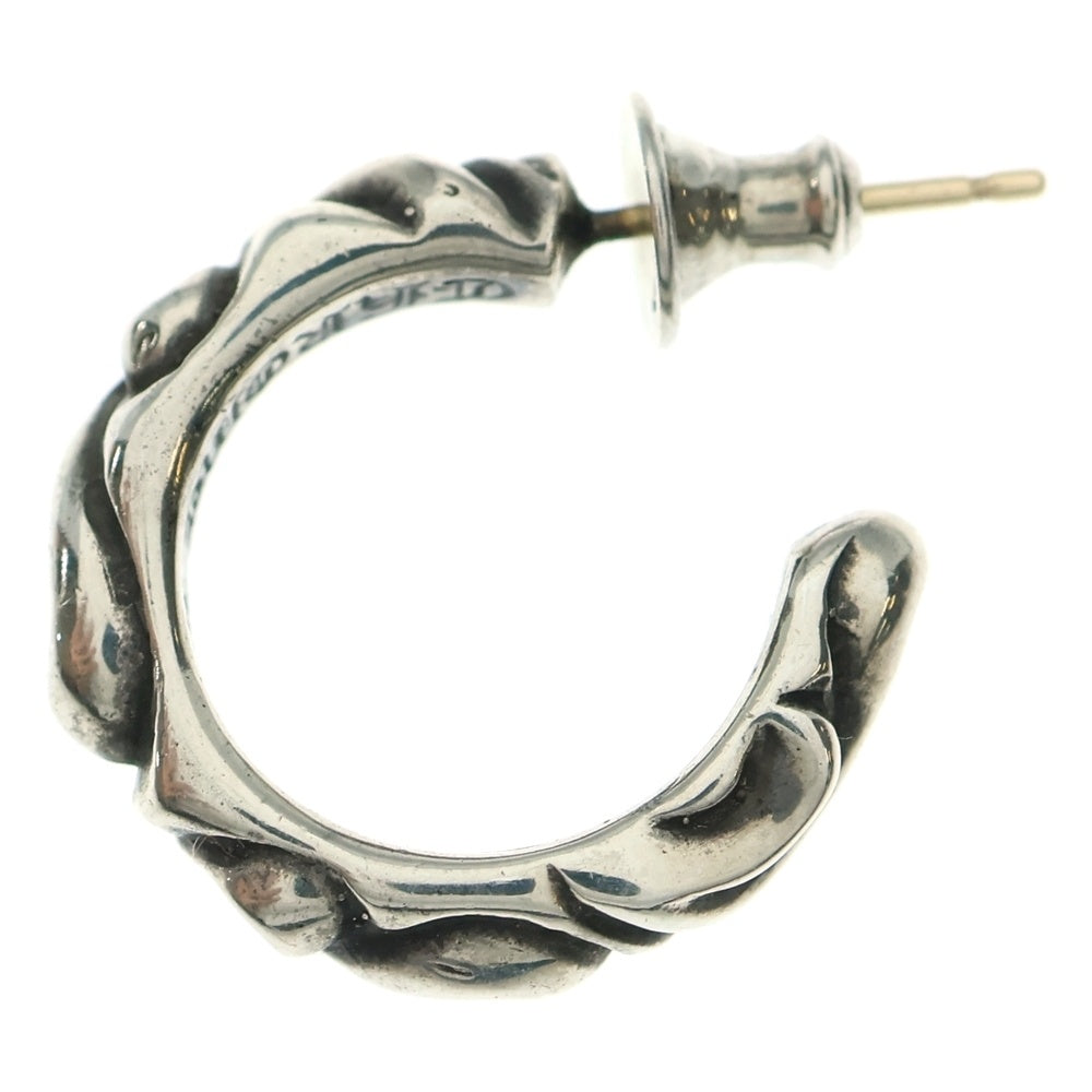 CHROME HEARTS(クロムハーツ) HOOP SCROOL スクロール フープピアス シルバー BCA102
