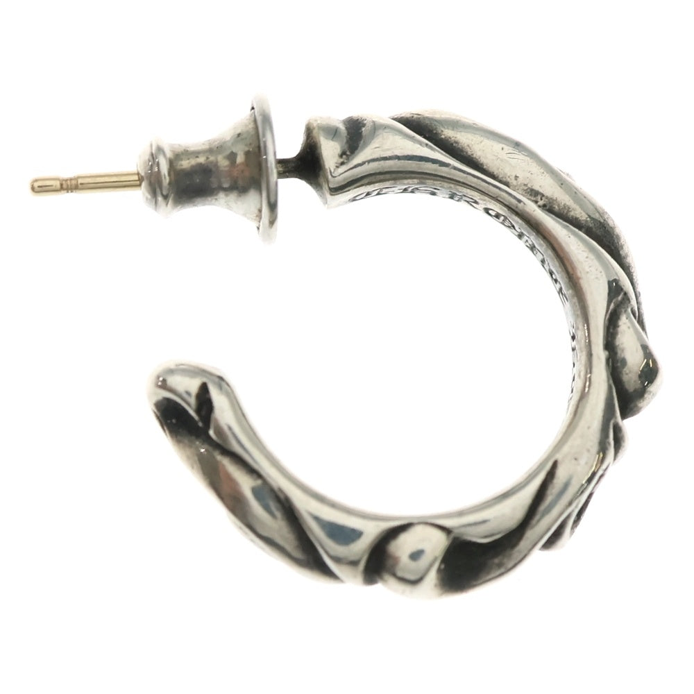 CHROME HEARTS(クロムハーツ) HOOP SCROOL スクロール フープピアス シルバー BCA102