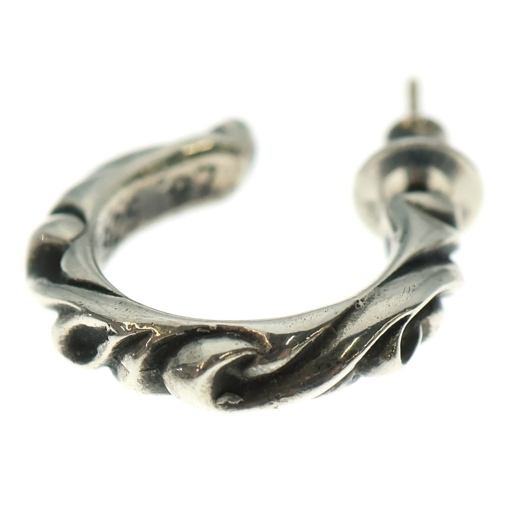 CHROME HEARTS(クロムハーツ) HOOP SCROOL スクロール フープピアス シルバー BCA102