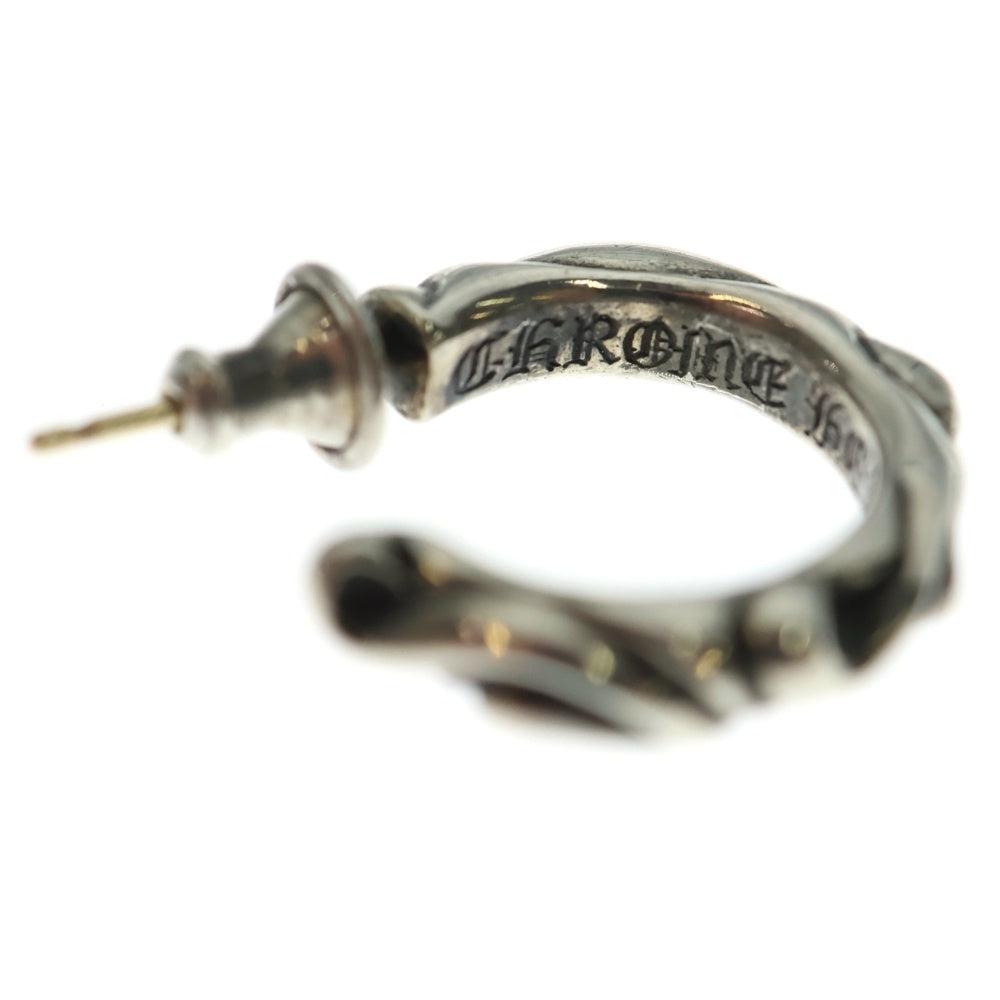 CHROME HEARTS(クロムハーツ) HOOP SCROOL スクロール フープピアス シルバー BCA102