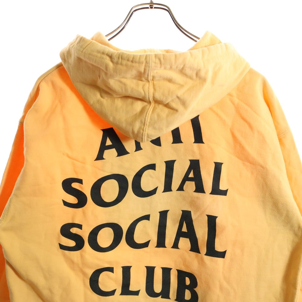 ANTI SOCIAL SOCIAL CLUB(アンチソーシャルソーシャルクラブ) Stress Hoodie プルオーバーパーカー イエロー