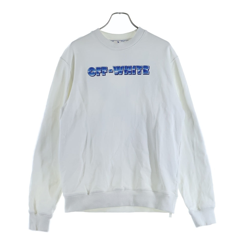 OFF-WHITE(オフホワイト) バックアローロゴ長袖スウェット OMBA057S22FLE004 ホワイト