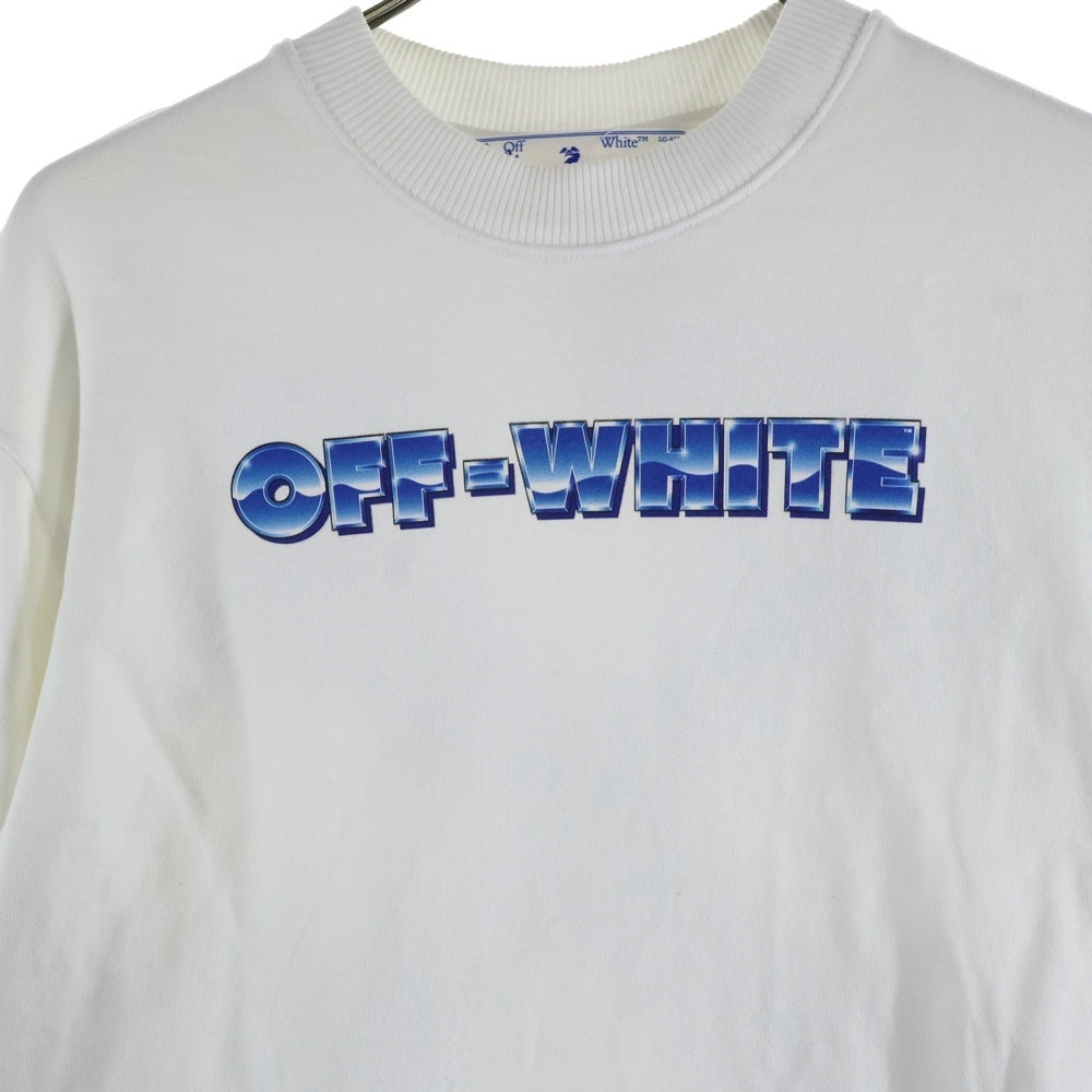 OFF-WHITE(オフホワイト) バックアローロゴ長袖スウェット OMBA057S22FLE004 ホワイト