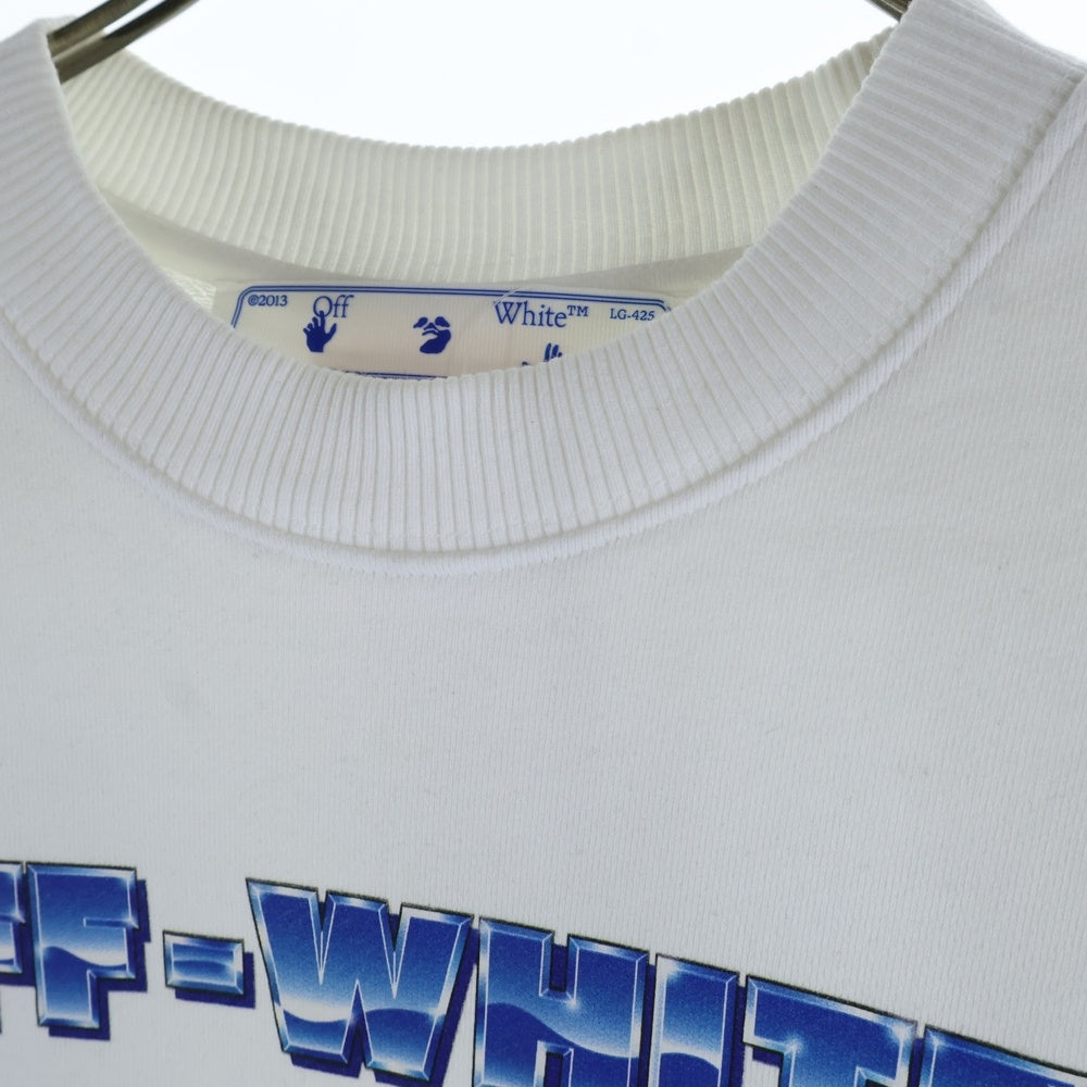 OFF-WHITE(オフホワイト) バックアローロゴ長袖スウェット OMBA057S22FLE004 ホワイト