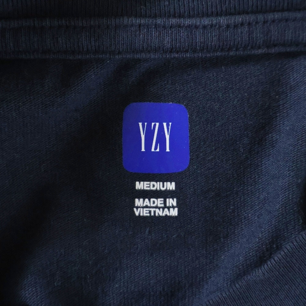 YEEZY GAP(イージーギャップ) コットン ロングスリーブ長袖Tシャツ カットソー 537288 ネイビー