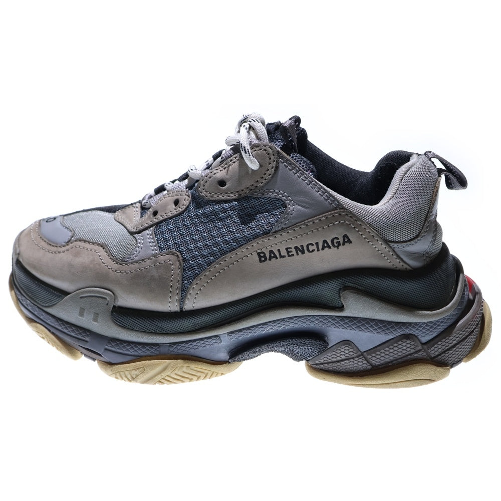 BALENCIAGA(バレンシアガ) Triple S トリプルS バイカラーローカットスニーカー 533891 グレー/ブラック