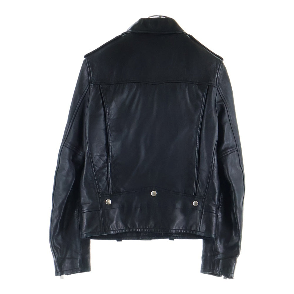SAINT LAURENT PARIS(サンローランパリ) 15AW エディ期 L01 CLASSIC MOTORCYCLE LEATHER RIDERS JACKET クラシックモーターサイクル ライダースジャケット レザー ブラック