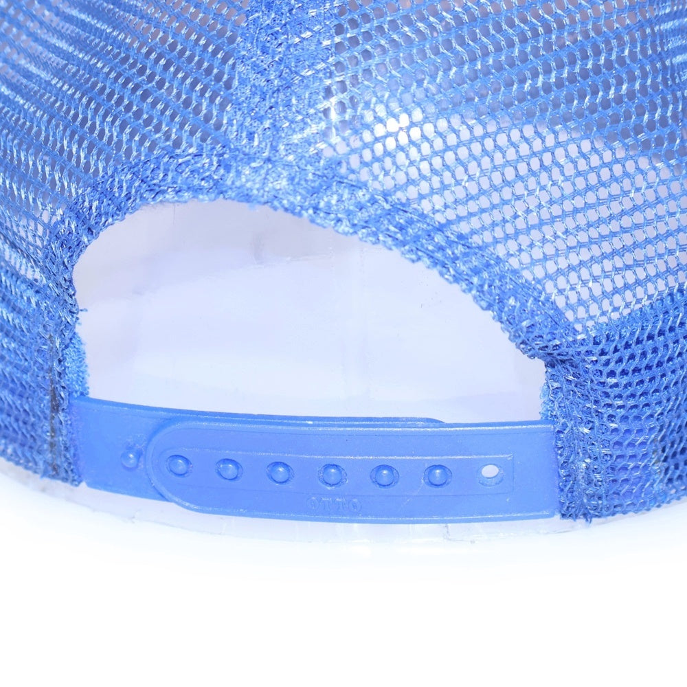 CHROME HEARTS(クロムハーツ) TRUCKER CAP トラッカーキャップ FUCKパッチクロスボール付メッシュ帽子 ブルー