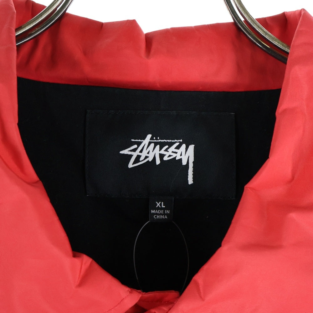STUSSY(ステューシー) CRUIZE COACH JACKET 115431 ロゴプリント クルーズ コーチジャケット レッド
