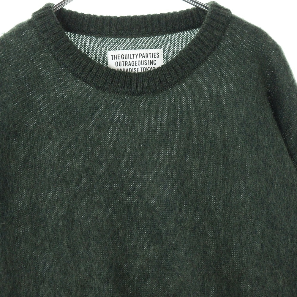 WACKO MARIA(ワコマリア) MOHAIR KNIT CARDIGAN モヘアニットカーディガン ダークグリーン