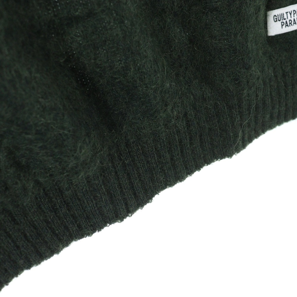 WACKO MARIA(ワコマリア) MOHAIR KNIT CARDIGAN モヘアニットカーディガン ダークグリーン