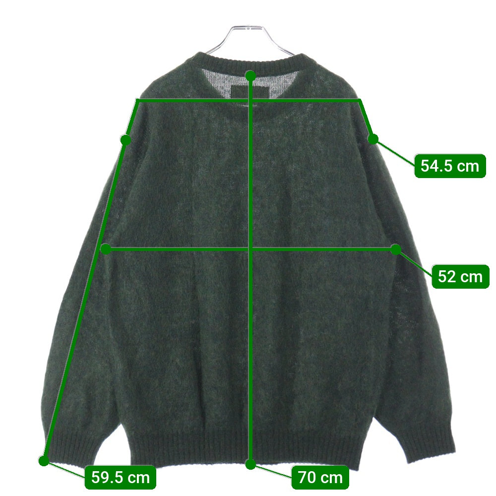 WACKO MARIA(ワコマリア) MOHAIR KNIT CARDIGAN モヘアニットカーディガン ダークグリーン