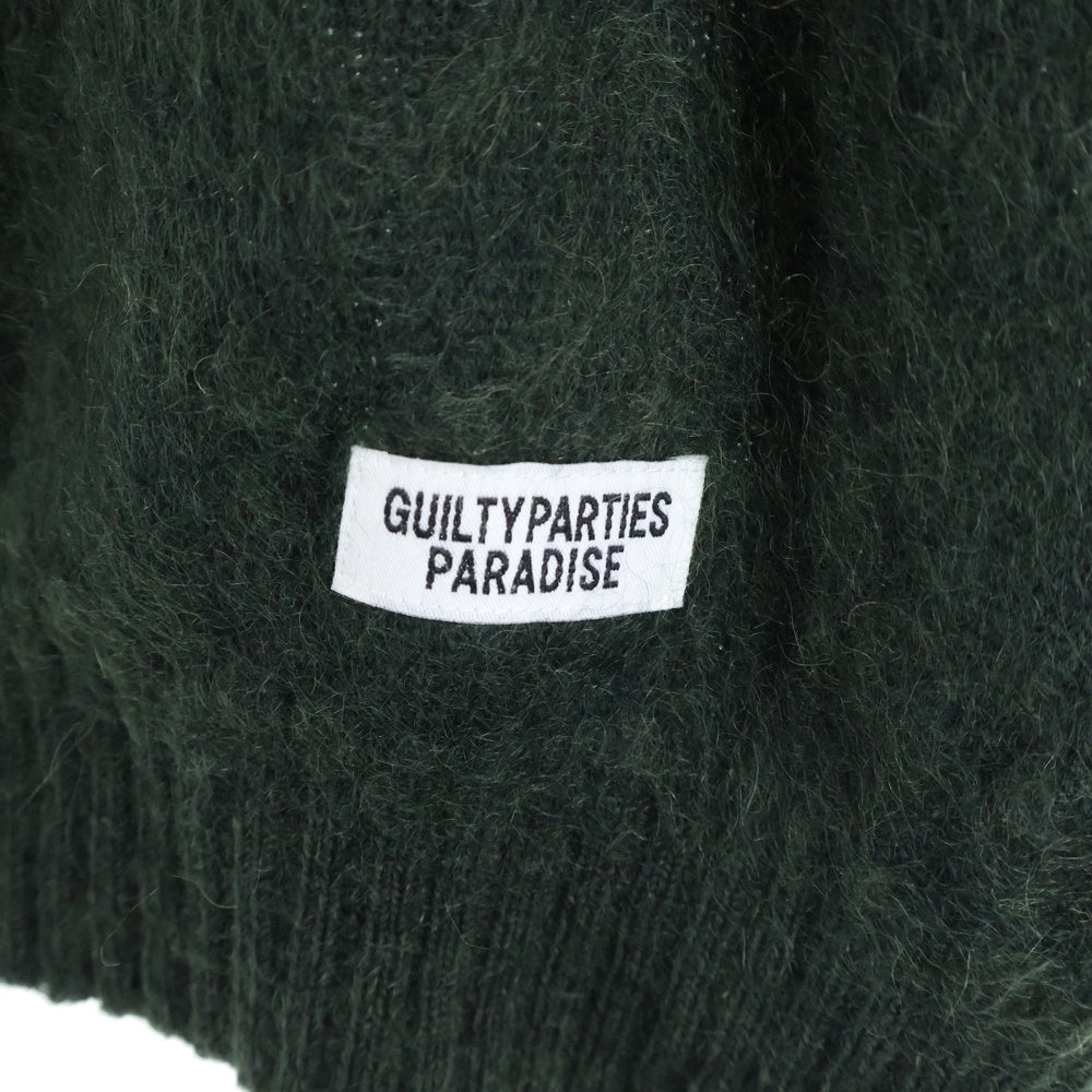 WACKO MARIA(ワコマリア) MOHAIR KNIT SWEATER モヘアニットセーター ダークグリーン