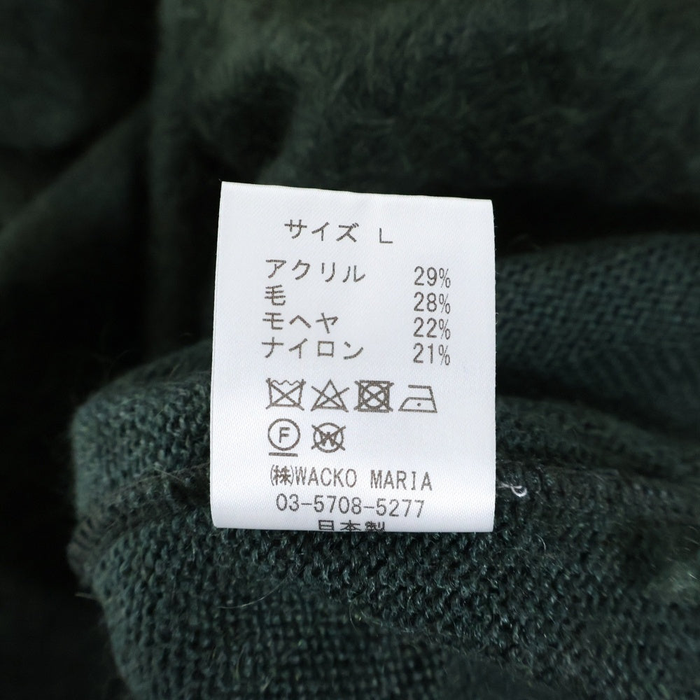 WACKO MARIA(ワコマリア) MOHAIR KNIT SWEATER モヘアニットセーター ダークグリーン
