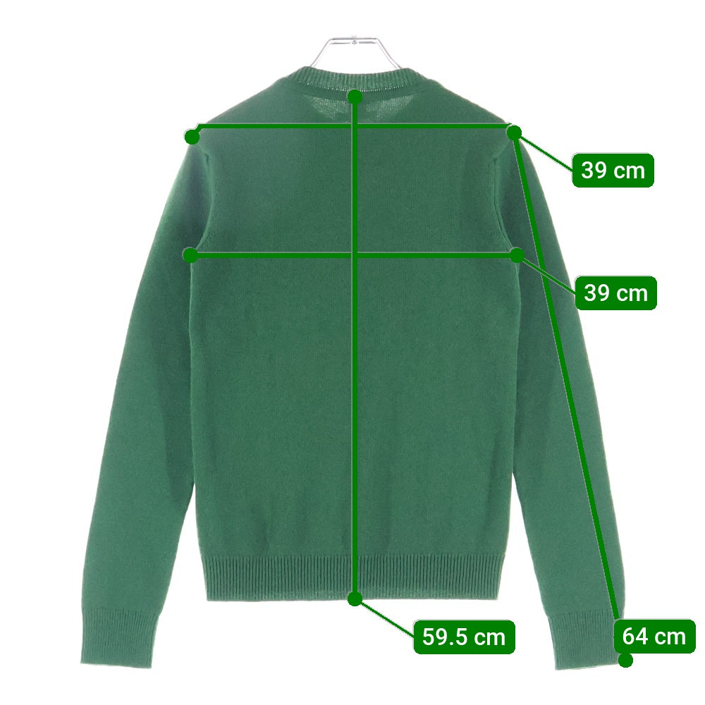 HERMES(エルメス) Hリフト カシミヤ ニットセーター グリーン レディース
