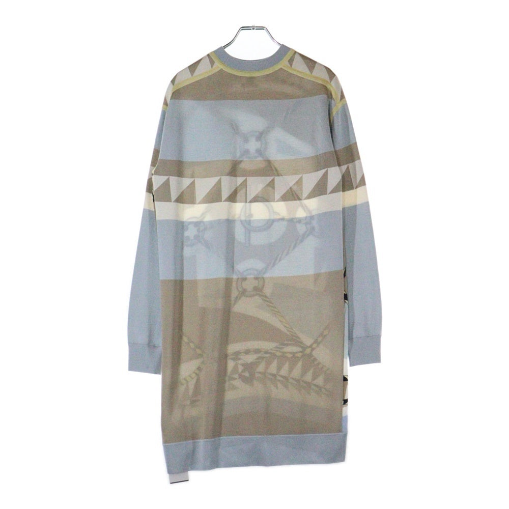 HERMES(エルメス) ツイルレーヌ ワンピース シルク ウール マルチ レディース 3H2825DJ