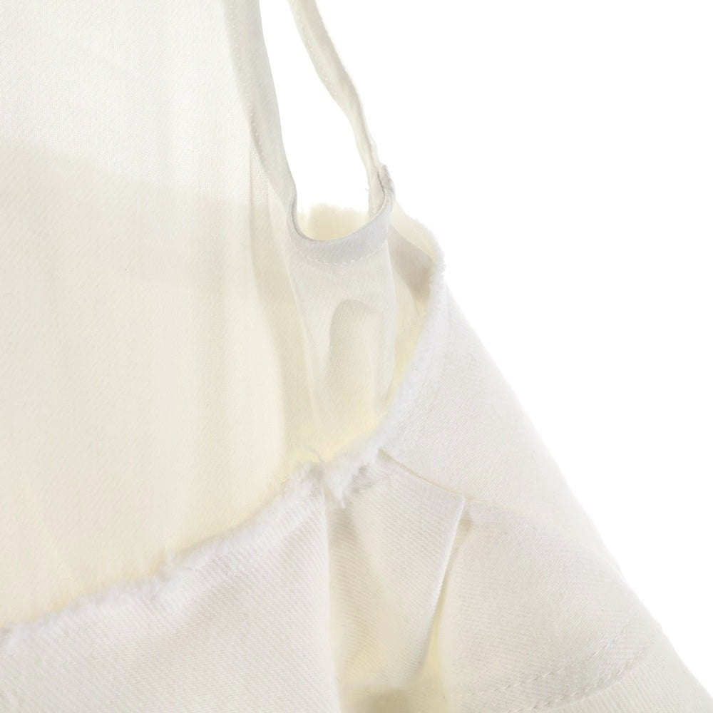 Sacai(サカイ) 25SS Denim Mix Shirt デニムミックスシャツ ドッキング ホワイト レディース 25-07715