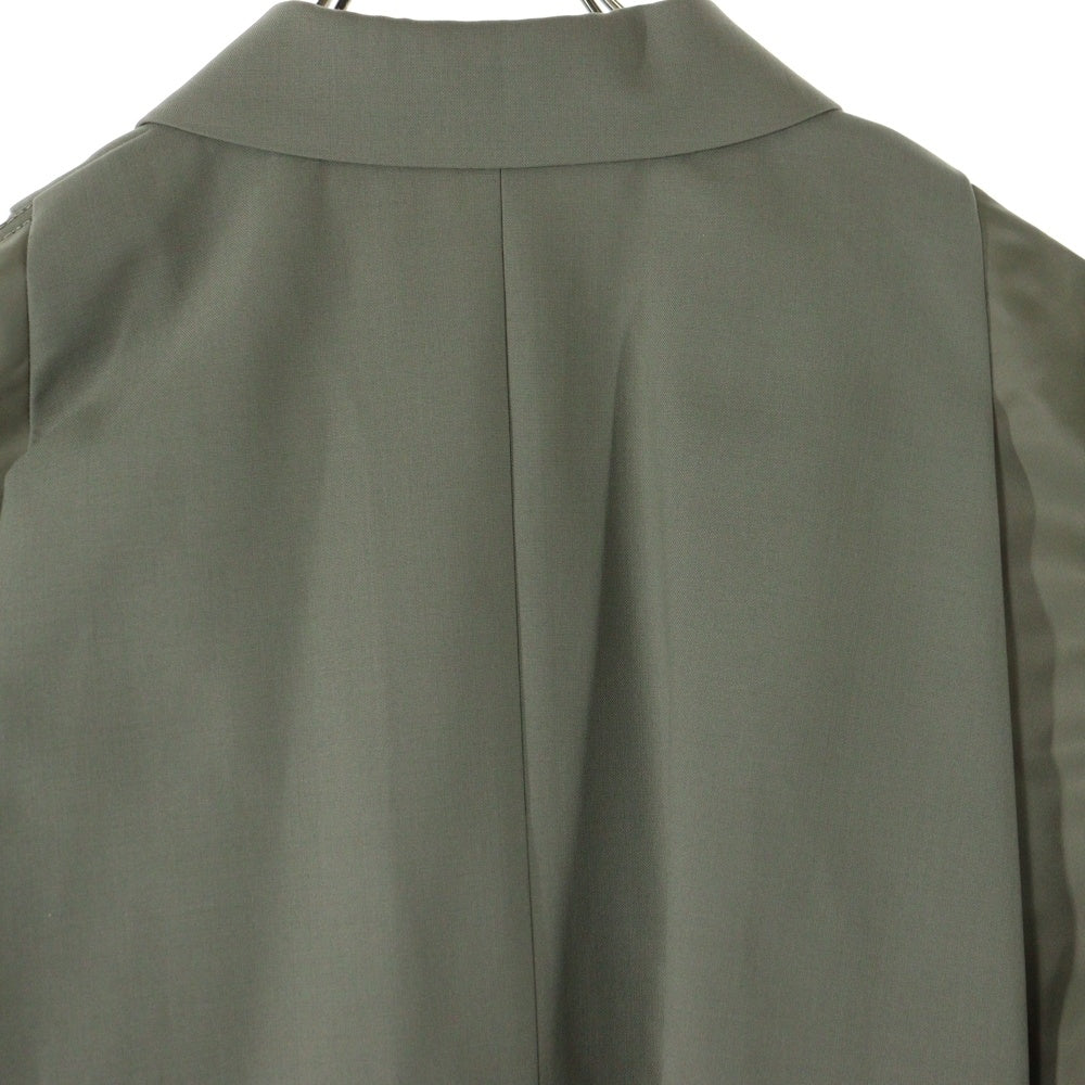 Sacai(サカイ) Suiting x Nylon Twill Jacket ダブル ナイロン ツイル ジャケット カーキ 25-07633