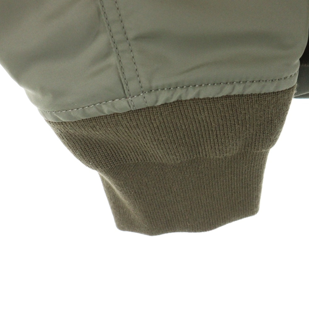 Sacai(サカイ) Suiting x Nylon Twill Jacket ダブル ナイロン ツイル ジャケット カーキ 25-07633