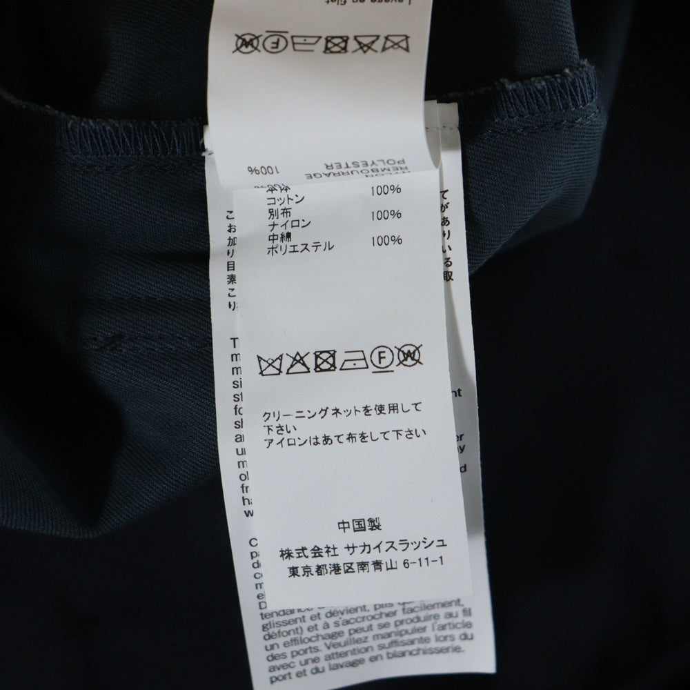 Sacai(サカイ) 25SS Cotton Twill Jacket コットンツイル ドッキング ジャケット ネイビー 25-03608M