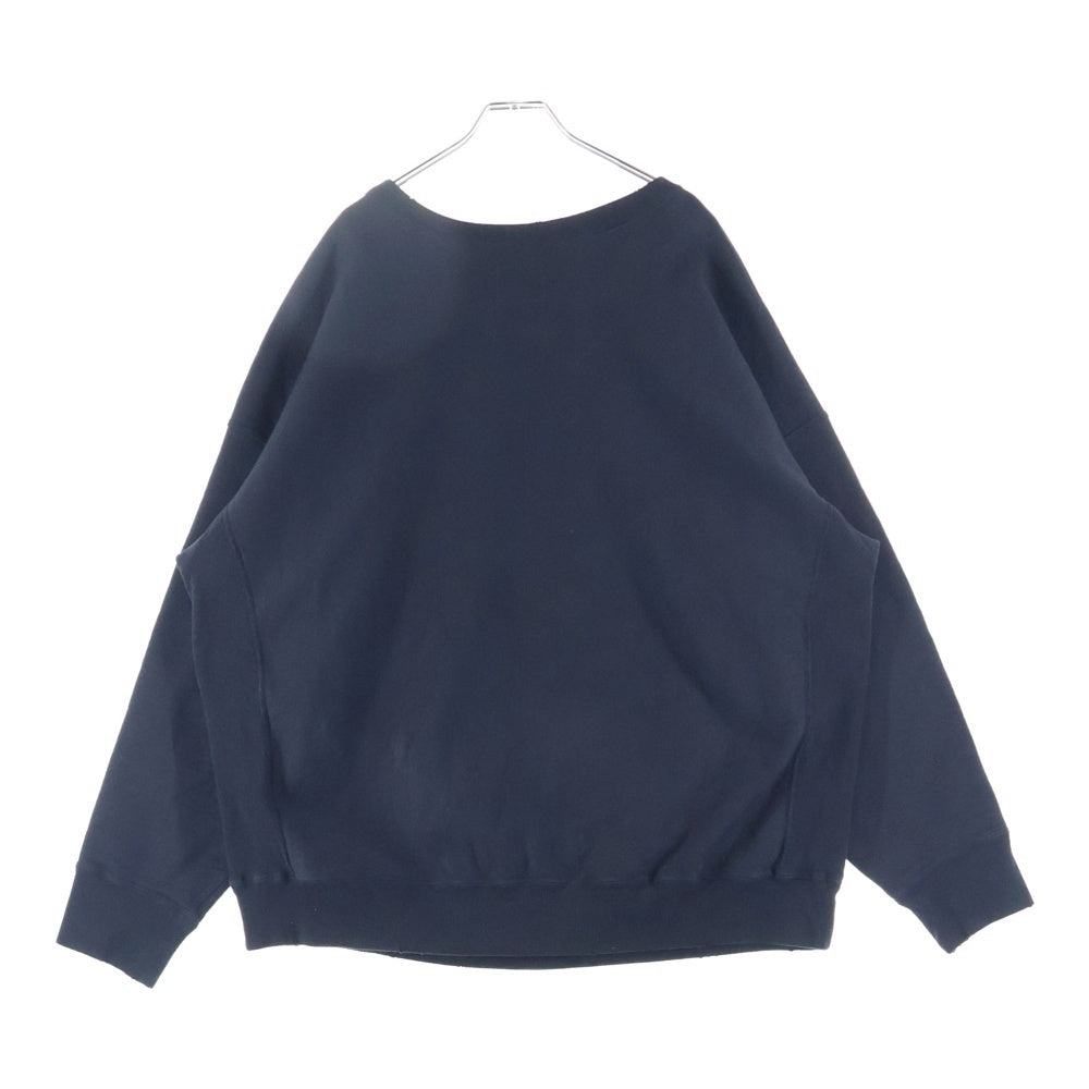 BOWWOW(バウワウ) 23AW ×Disney SNOW WHITE SWEAT SHIRTS BW2302-SWSS スノーホワイト 白雪姫 フロントプリント クルーネックスウェット トレーナー ブラック