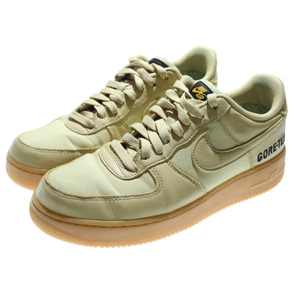 NIKE(ナイキ) AIR FORCE 1 エアフォース 1 ゴアテックス チーム ゴールド レースアップ ローカット スニーカー ベージュ US9/27cm CK2630-700