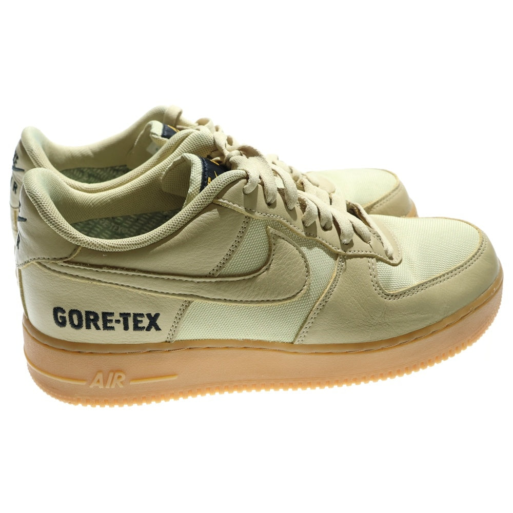 NIKE(ナイキ) AIR FORCE 1 エアフォース 1 ゴアテックス チーム ゴールド レースアップ ローカット スニーカー ベージュ US9/27cm CK2630-700