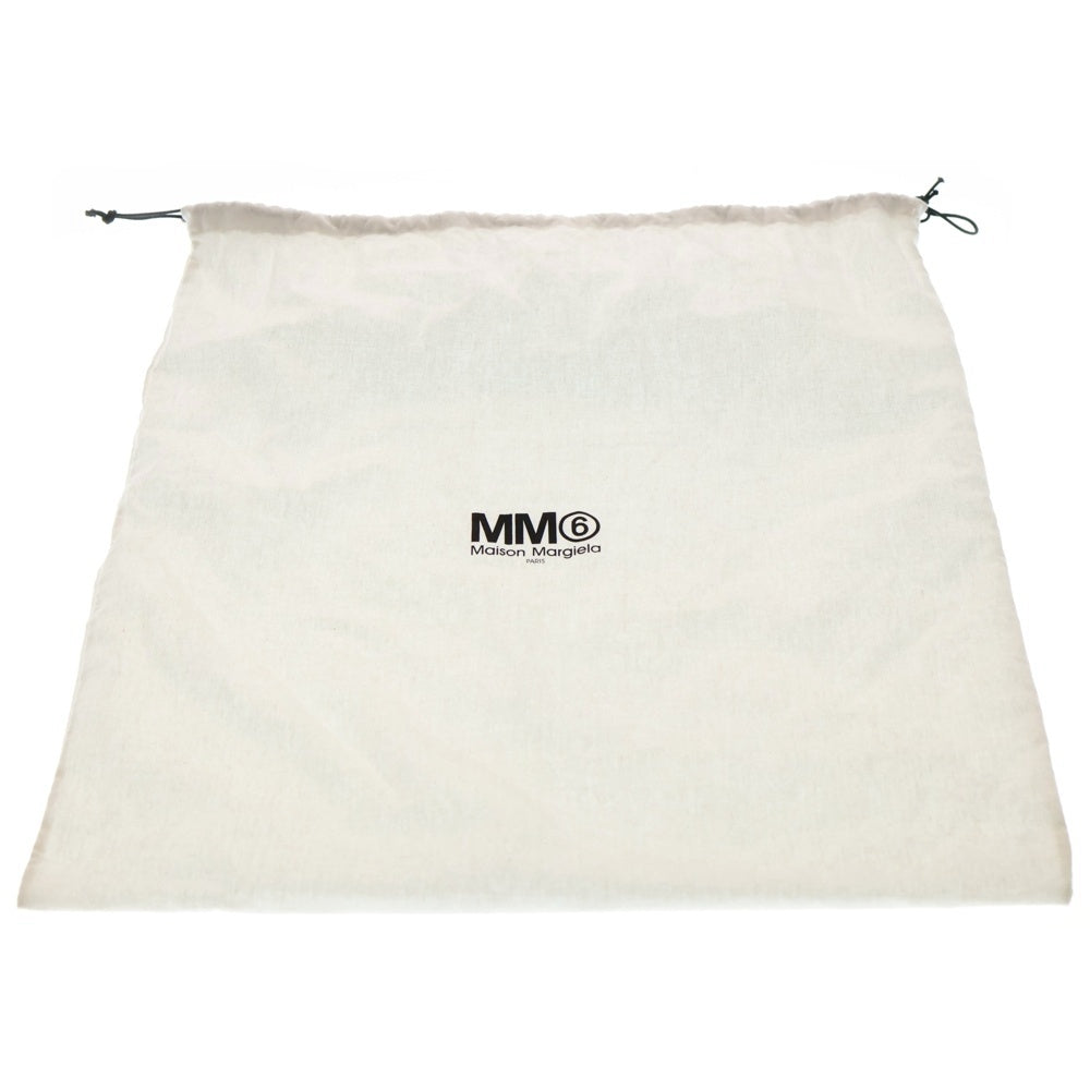 MM6 Maison Margiela(エムエムシックスメゾンマルジェラ) Japanese ロゴプリント ジャパニーズ バッグ スモール ハンドバッグ ブラック S54WD0043