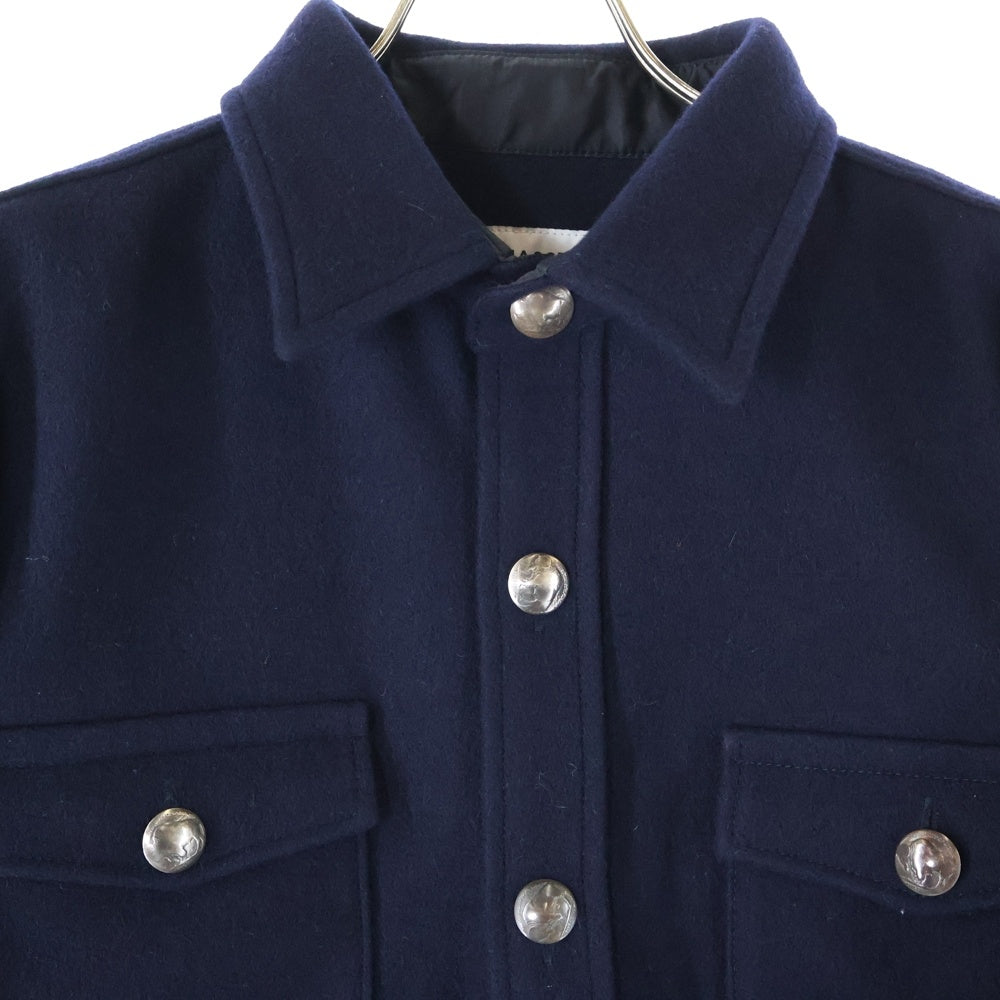 MASSES(マシス) 25AW MELTON CPO JKT メルトン ジャケット ネイビー