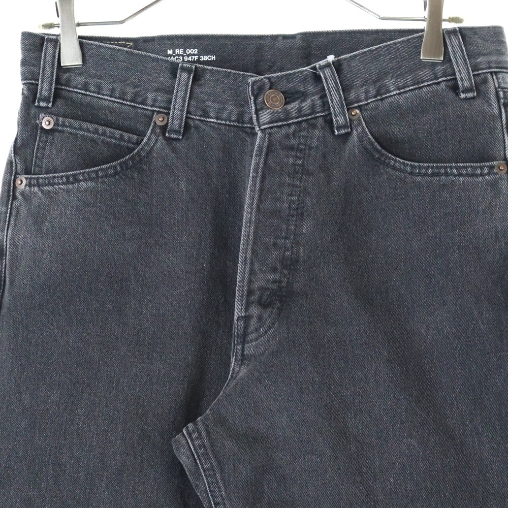 CELINE(セリーヌ) M RE 002 ボタンフライ ブラックデニムパンツ ジーンズ
