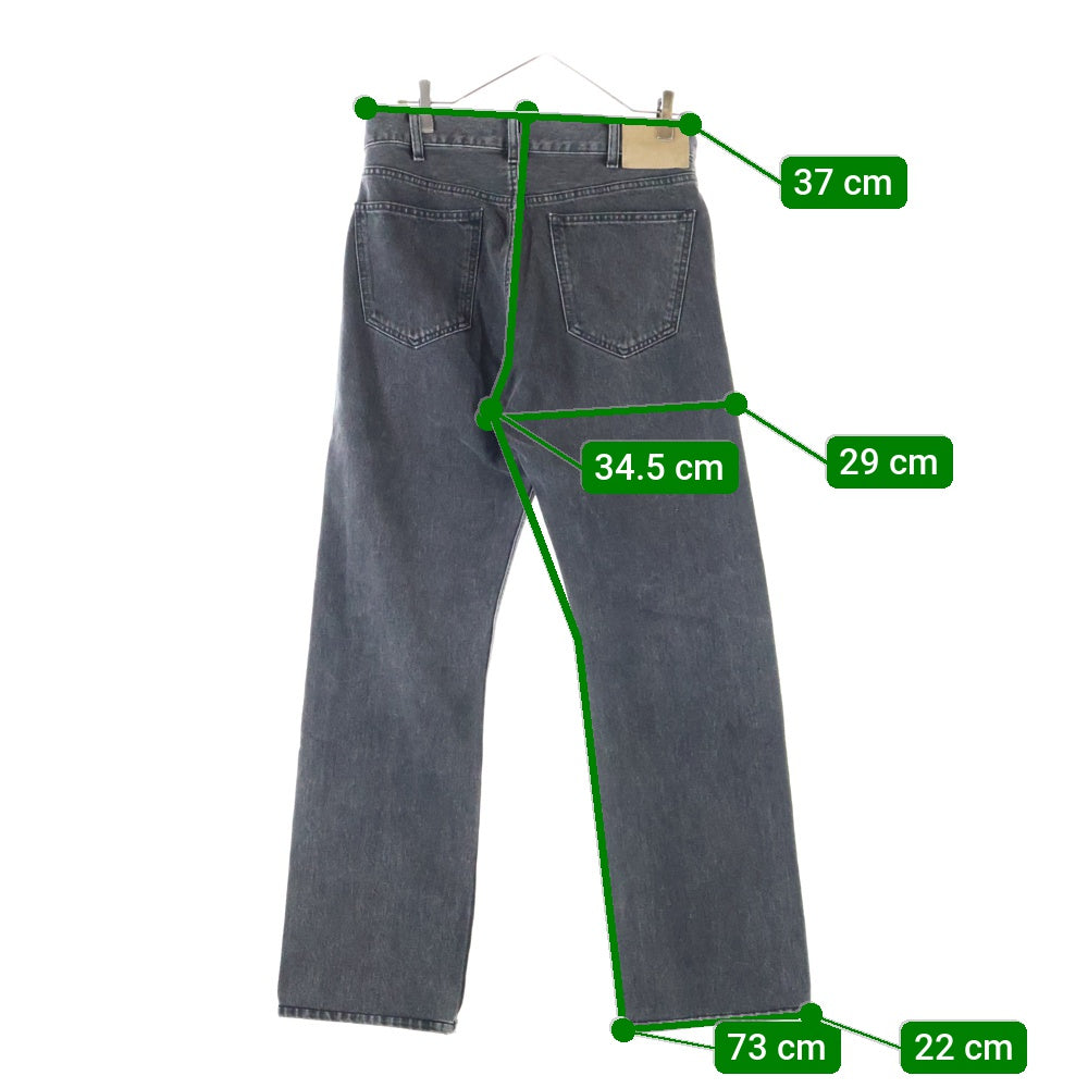 CELINE(セリーヌ) M RE 002 ボタンフライ ブラックデニムパンツ ジーンズ