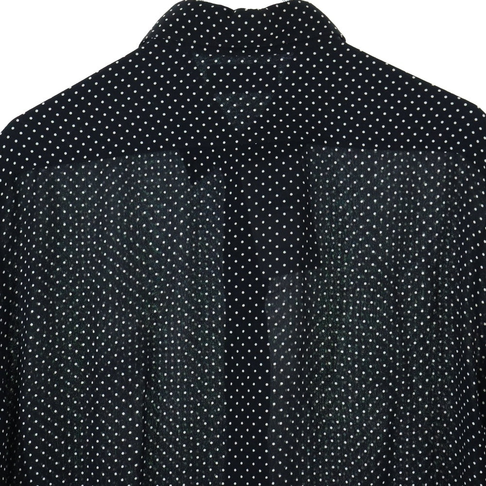 CELINE(セリーヌ) CLASSIC SHIRT IN DOT PRINTED VISCOSE ドット柄 クラシック ビスコース長袖シャツ レディース 20ZX1169D