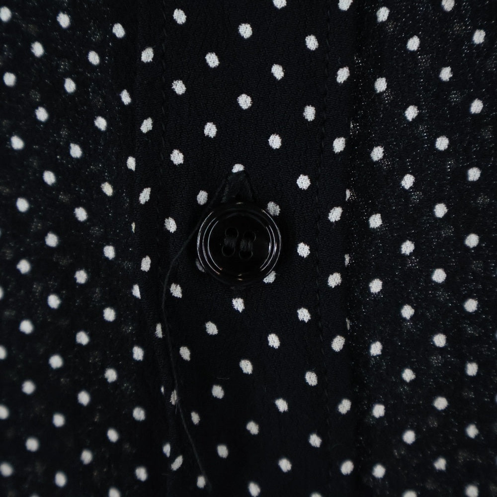 CELINE(セリーヌ) CLASSIC SHIRT IN DOT PRINTED VISCOSE ドット柄 クラシック ビスコース長袖シャツ レディース 20ZX1169D