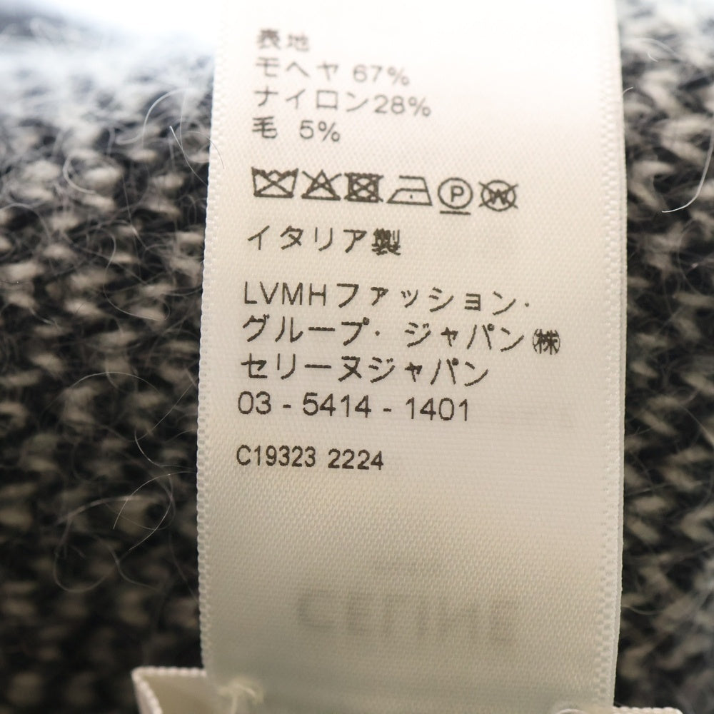 CELINE(セリーヌ) 22AW BOY DOLL ボーイドール モヘア ニット帽 帽子 ブラック 2AC38901S