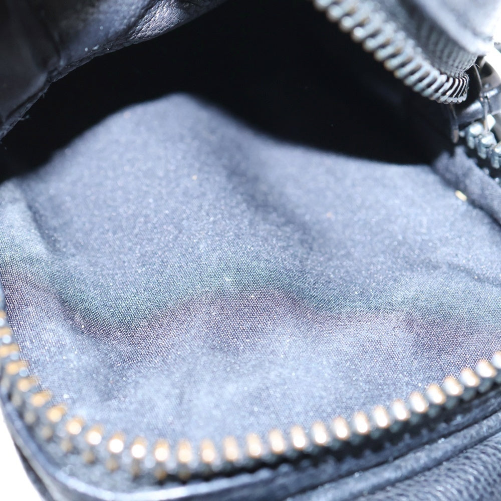 KMRii(ケムリ) レザースタッズ ウエストポーチ ブラック