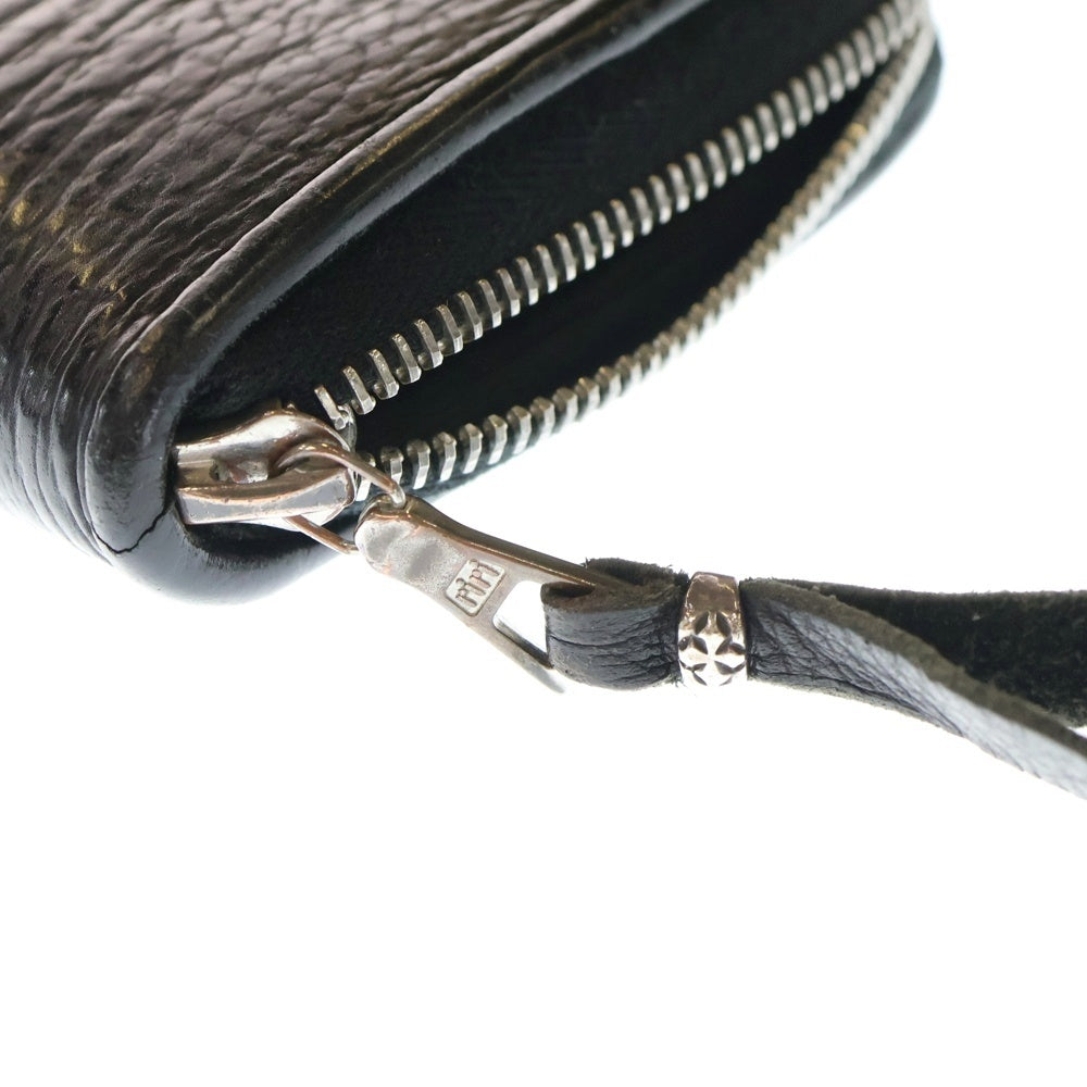 Bill Wall Leather/BWL(ビルウォールレザー) Shark Leather Wallet ラウンドジップ シャークレザーロングウォレット 長財布 ブラック