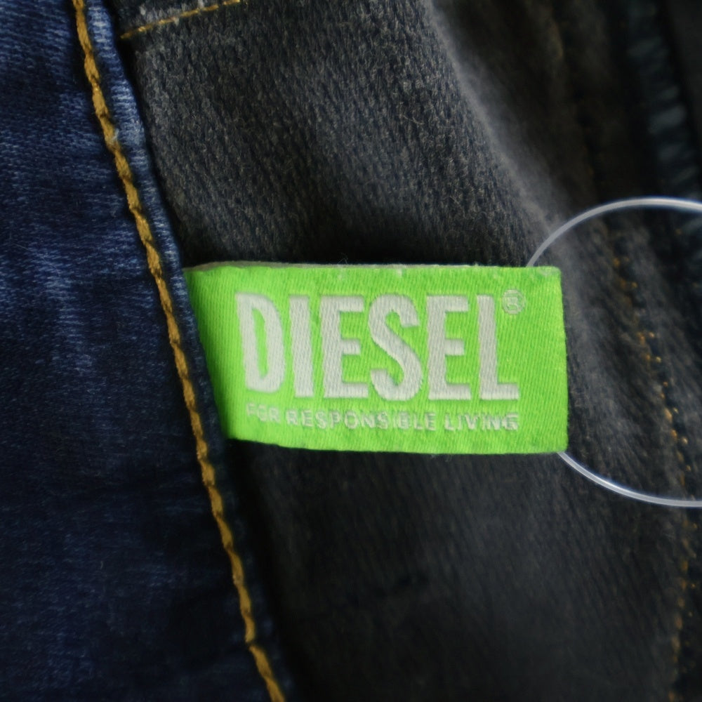 DIESEL(ディーゼル) D-STRUKT JOGG Slim Denim Pants A01014 スリムフィット ジョグ ジーンズ パンツ インディゴ