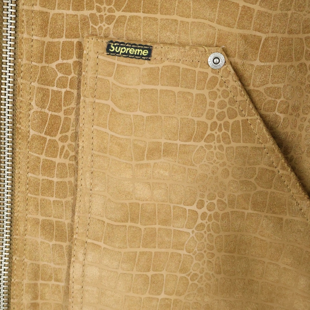 SUPREME(シュプリーム) 24AW Suede Work Jacket Croc スエード ジップ