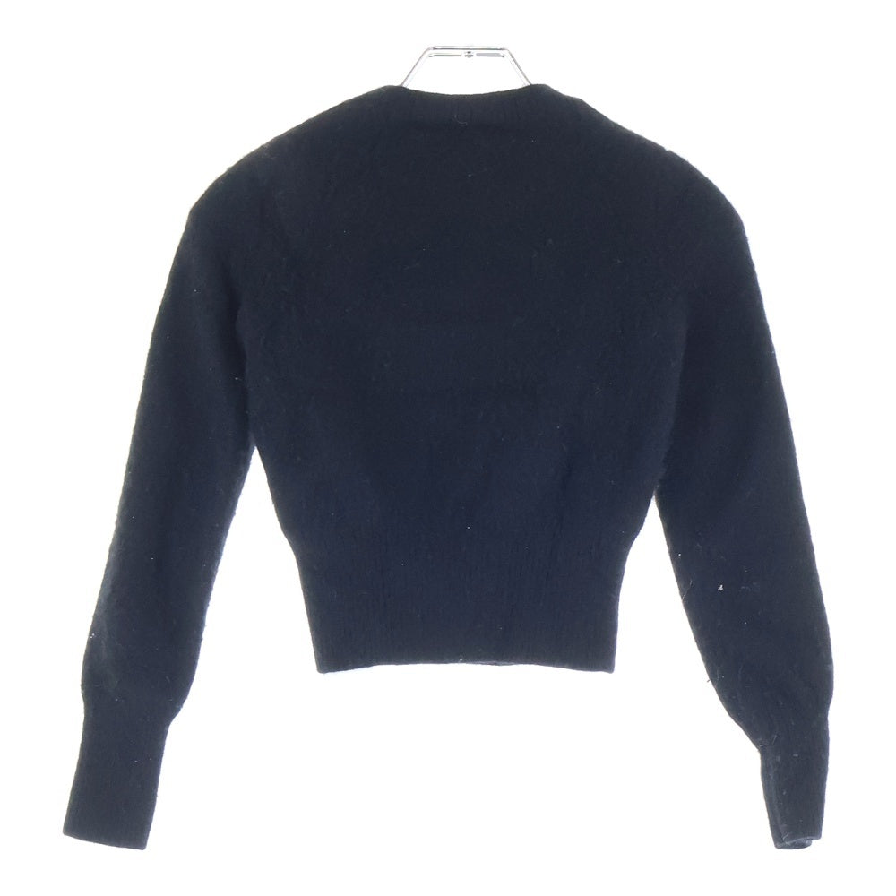 DIESEL(ディーゼル) 23AW M-AREESA A06712 カシミヤ混Dロゴセーター ブラック