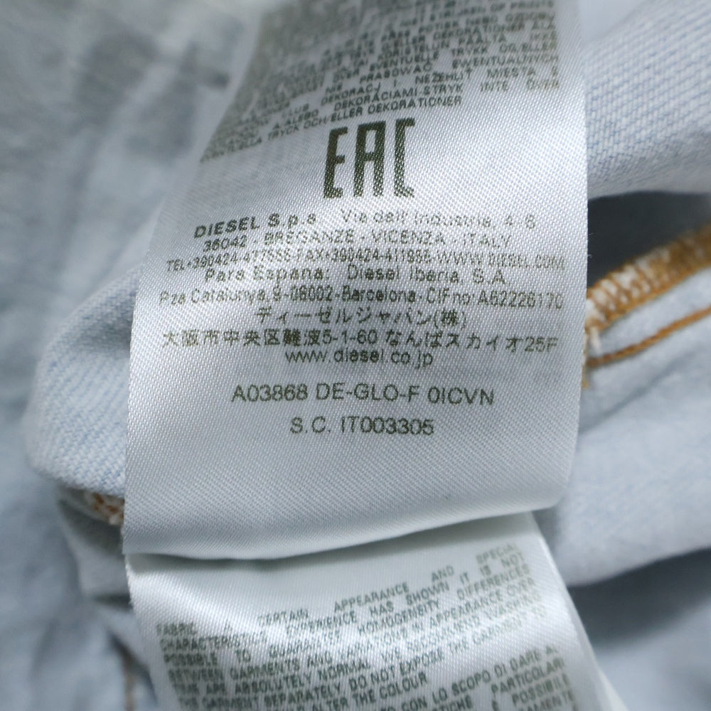 DIESEL(ディーゼル) DE-GLO-F デニムノースリワンピース インディゴ