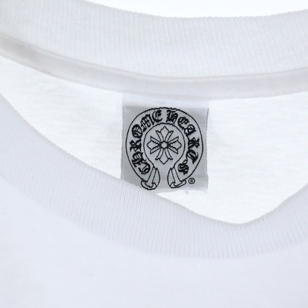 CHROME HEARTS(クロムハーツ) CHクロス CHロゴ プリント Tシャツ 半袖カットソー ホワイト