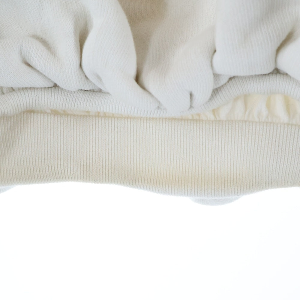 ALEXANDER WANG(アレキサンダーワン) ハイネック ロゴ刺繍 スウェットトレーナー ホワイト レディース