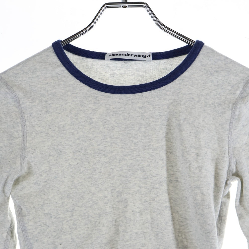 ALEXANDER WANG(アレキサンダーワン) ロゴ装飾 ショート丈コットンT