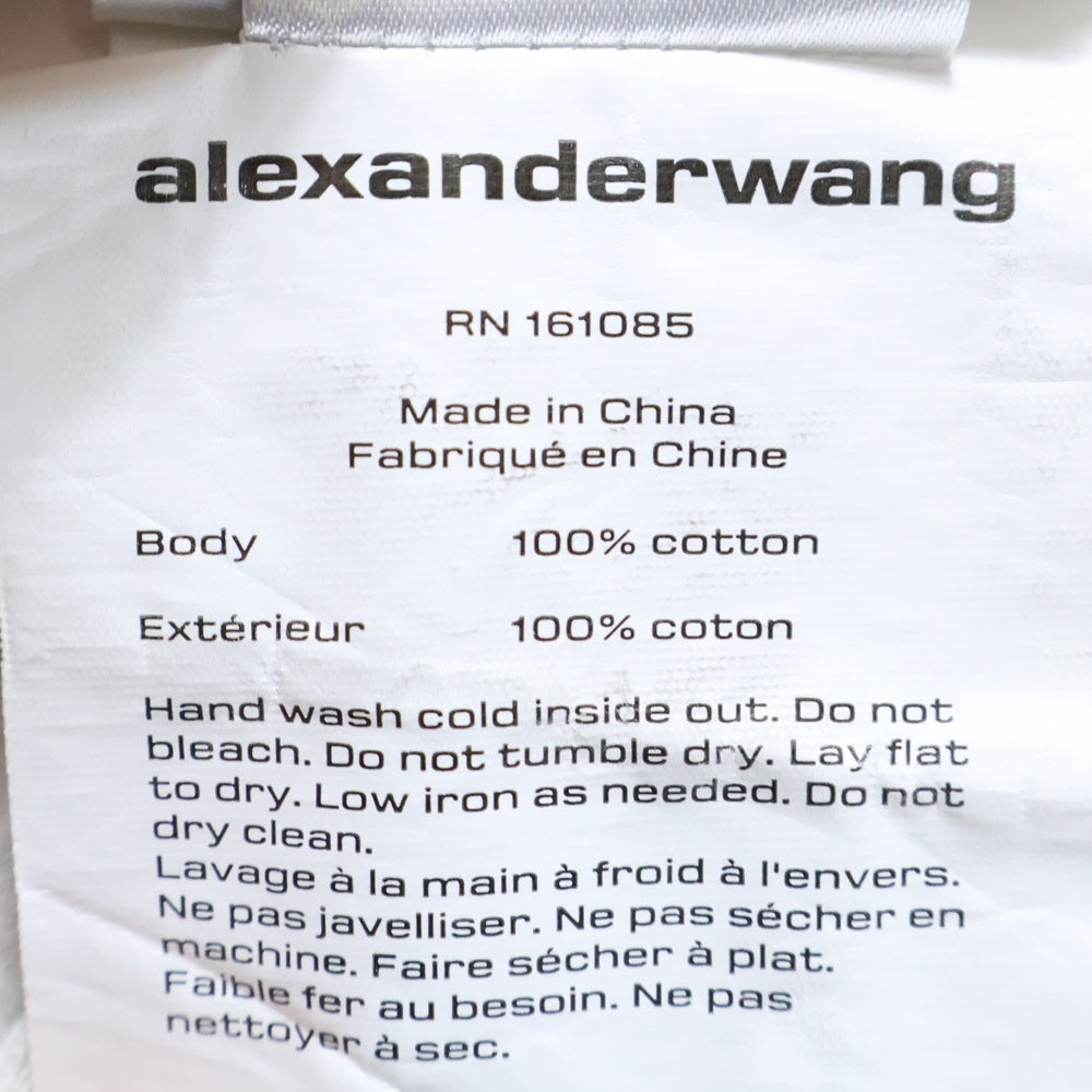 ALEXANDER WANG(アレキサンダーワン) ロゴ装飾 ショート丈コットンT