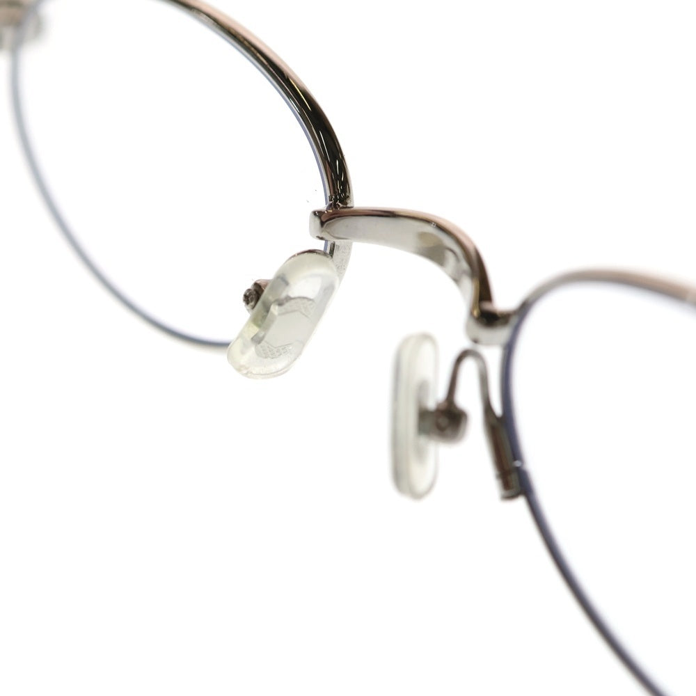 GENTLE MONSTER(ジェントルモンスター) On Ring 02 オーバルメタル アイウェア シルバー