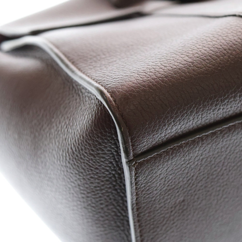 Mulberry(マルベリー) ベイズウォーター 2WAY レザー ハンドバッグ ショルダーバッグ ゴールド金具 ボルドー