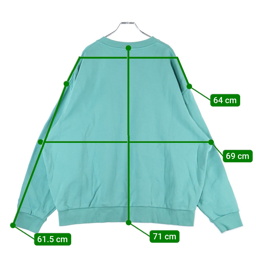 KITH(キス) ×Disney Daisy Classic Logo Crewneck デイジー刺繍 ボックスロゴ クルーネック スウェット トレーナー グリーン